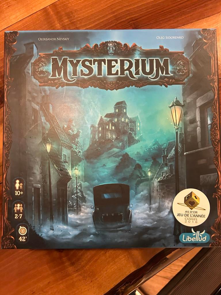 Mysterium - Spel van het Jaar Cannes 2016, Drie of vier spelers, Ophalen, Nieuw