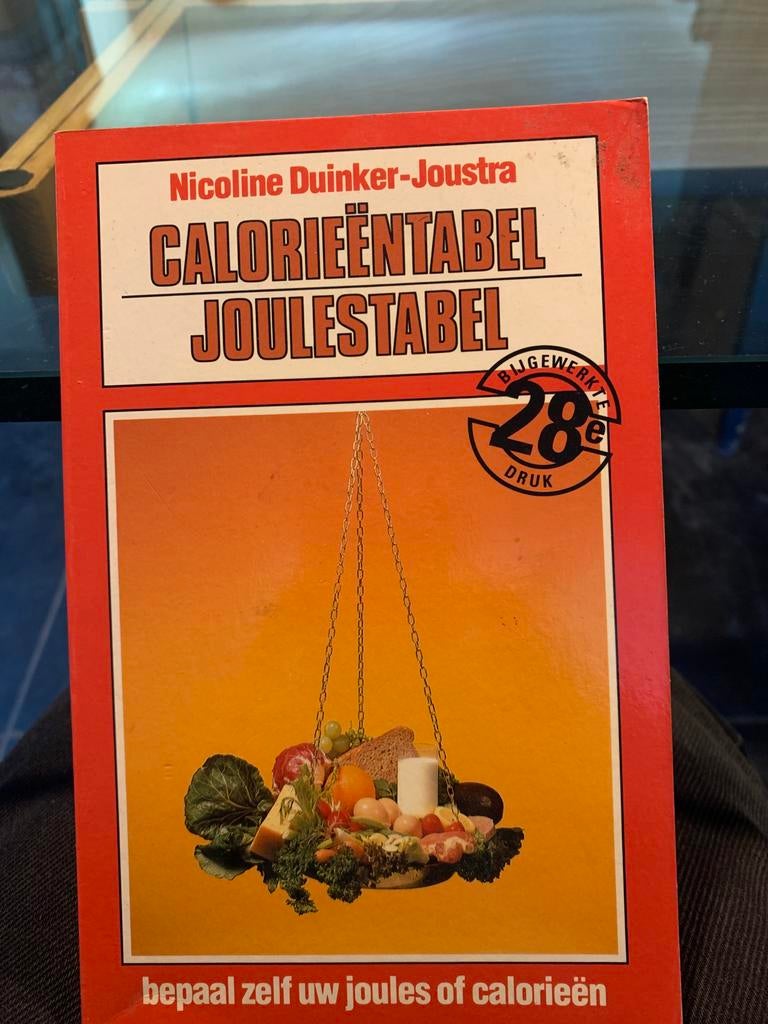 Calorieën- en JoulesTabel - Nicoline Duinker-Joustra, Ophalen of Verzenden, Gelezen, Dieet en Voeding