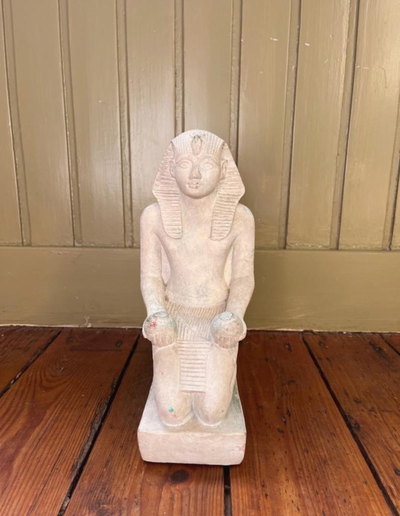 Oud egyptisch beeld Egyptische farao Thoetmosis III, Ophalen of Verzenden, Zo goed als nieuw