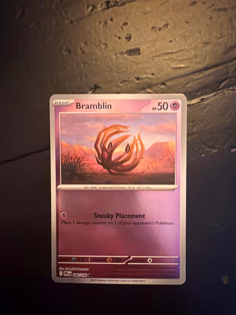 Bramblin #46 Reverse Holo Pokémonkaart, Ophalen of Verzenden, Zo goed als nieuw, Losse kaart, Foil
