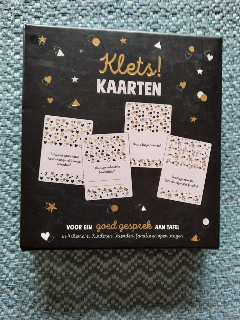 Klets! Kaarten - Voor een goed gesprek aan tafel, Vijf spelers of meer, Ophalen of Verzenden, Nieuw, D.P. Factory B.V.