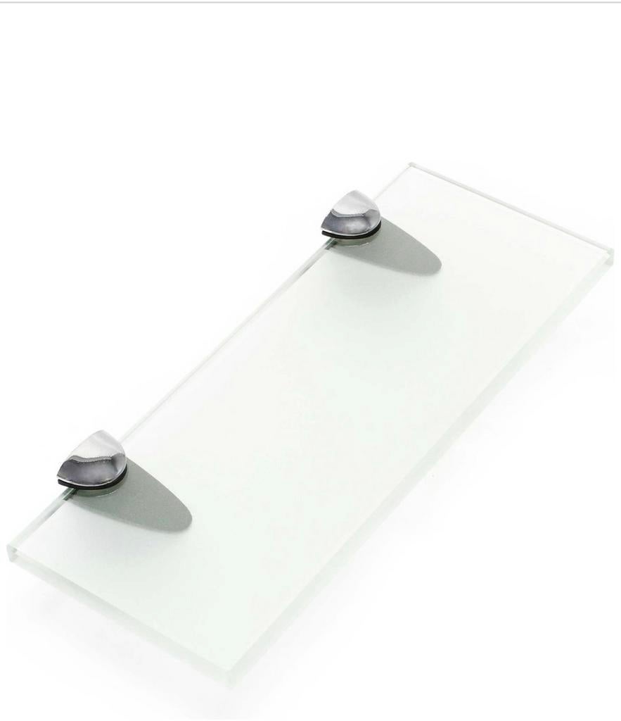 Glazen planchet van edelstaal en matglas, Ophalen, Nieuw, Overige kleuren, Overige typen