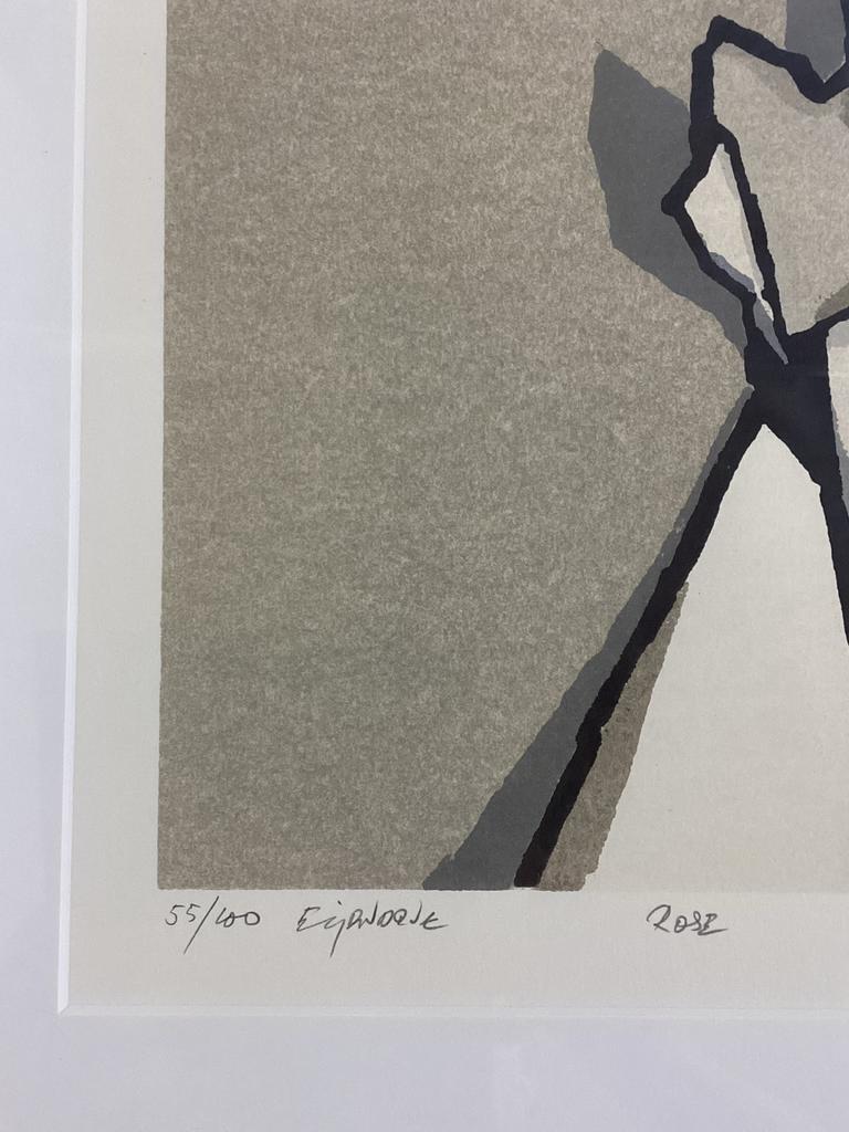 Zeefdruk Fon Klement 1989, gesigneerd, genummerd 55/100, Ophalen