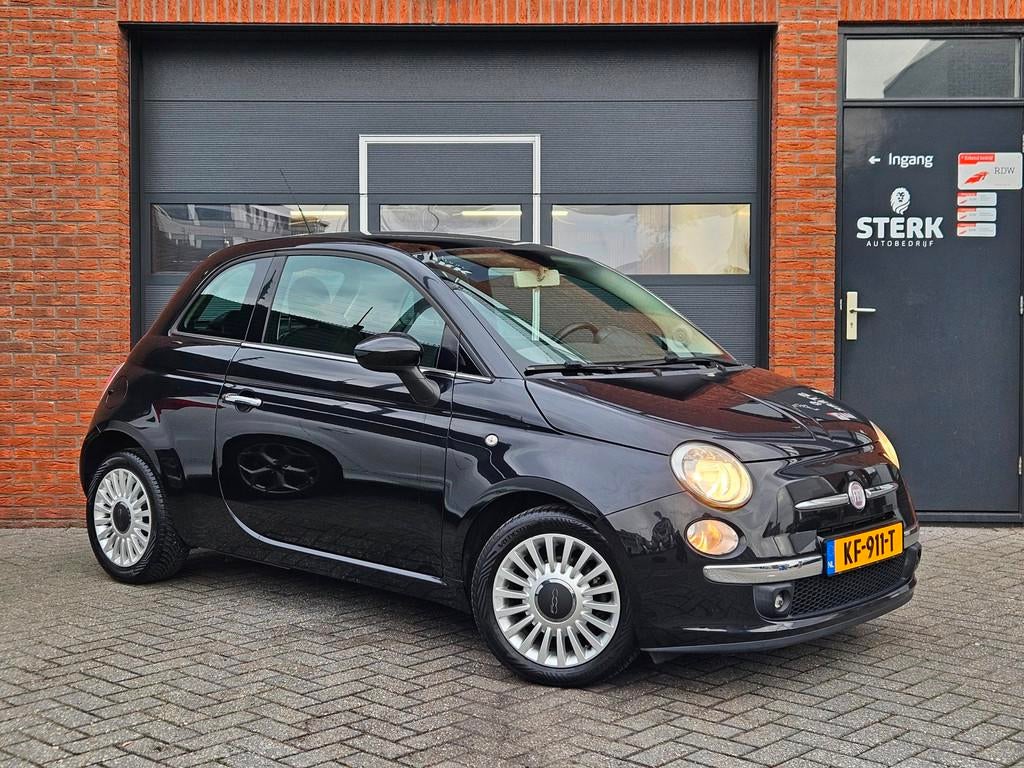 Fiat 500 0.9 TwinAir Lounge Pano Bluetooth Airco 15", Auto's, Fiat, Voorwielaandrijving, Euro 5, 86 pk, Gebruikt