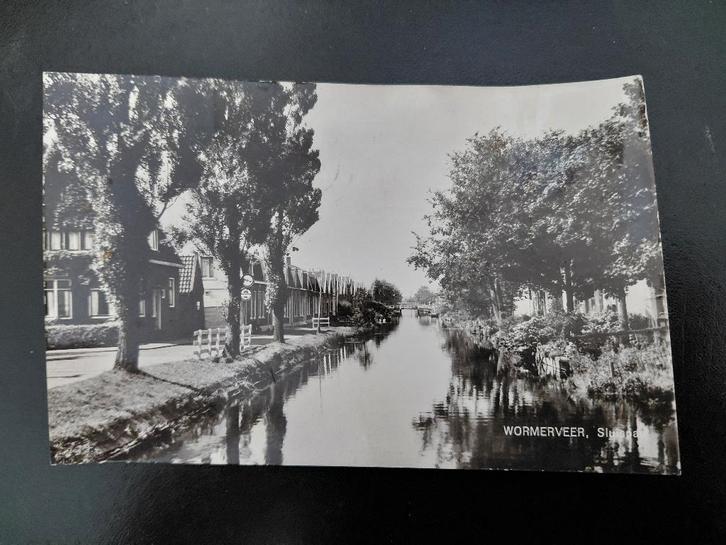 Wormerveer, Sluispad, fotokaart, gelopen, 1975., Verzamelen, Ansichtkaarten | Nederland, Gelopen, Noord-Holland, 1960 tot 1980
