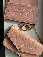 Louis Vuitton Pochette Félicie met bon, Gebruikt, Roze, Leer, Ophalen