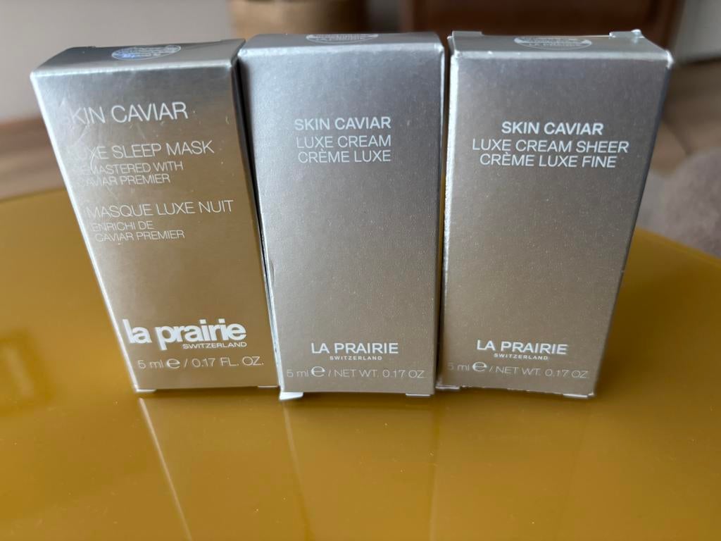 La prarie caviar 3 stuks, Ophalen, Zo goed als nieuw, Gehele gezicht