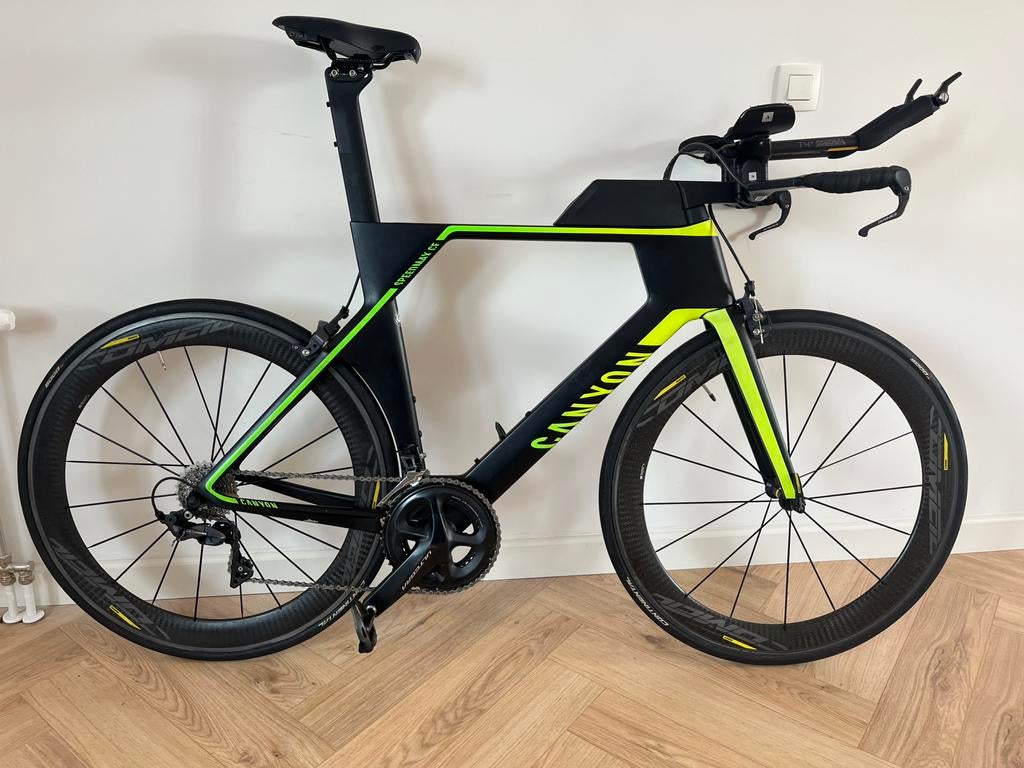 Canyon Speedmax CF 8.0 L - Full carbon Triatlon/Tijdritfiets, 28 inch, Carbon, Heren, Zo goed als nieuw