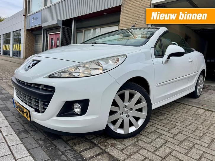 Peugeot 207 CC 1.6 VTi Noir & Blanc LEER CLIMA 2de EIG. NETT, Auto's, Peugeot, Bedrijf, ABS, Airbags, Airconditioning, Boordcomputer