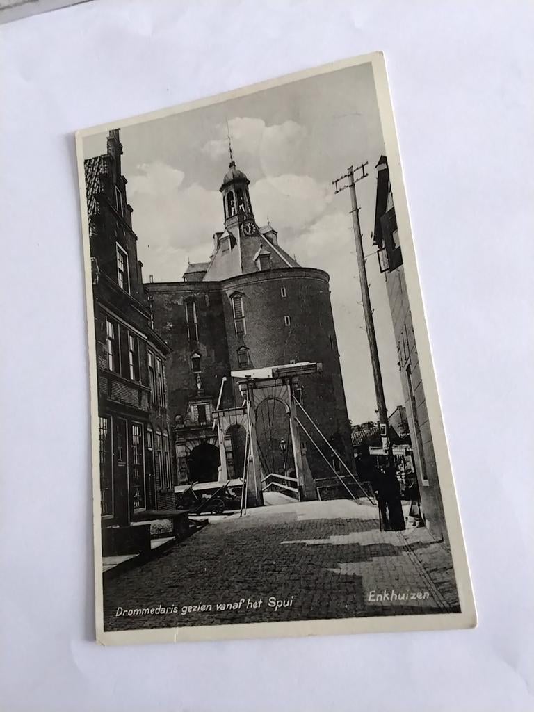 ENKHUIZEN. /DROMMEDARIS. GEZIEN VANAF HET SPUI, Ophalen of Verzenden, Voor 1920, Noord-Holland