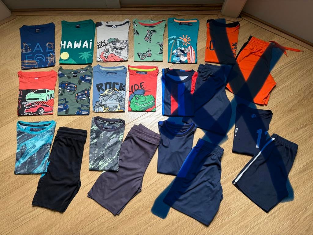 Groot pakket 21x zomerkleding jongens maat 122/128 ZGAN!, Ophalen of Verzenden, Zo goed als nieuw, Jongen