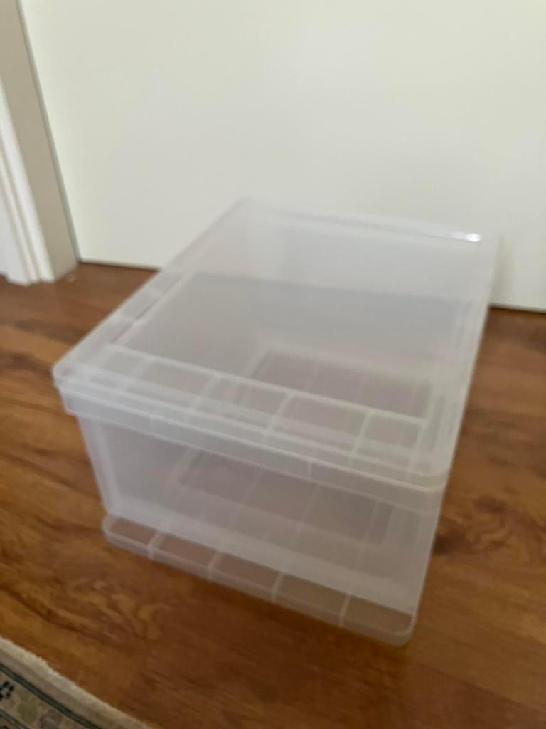 Lade van plastic 2 stuks, Ophalen, Doos, 40 tot 60 cm, 50 tot 75 cm