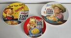 3 LEUKE "KELLOGG'S" BORDEN, Gebruikt, Ophalen of Verzenden, Bord(en), Overige stijlen