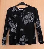 Stoere zwarte longsleeve van John Baner maat 36/38, Zwart, Ophalen of Verzenden, Zo goed als nieuw, Lange mouw