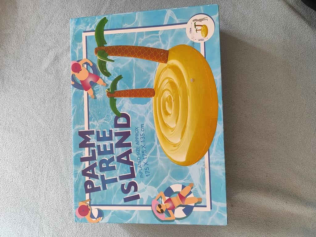 Nieuw Palm Tree Island opblaasbaar eiland - Ongeopend!, Ophalen of Verzenden, Nieuw
