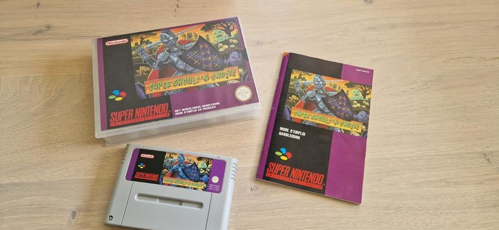 Super Ghouls 'n Ghosts (SNES) - super nintendo, 1 speler, Ophalen of Verzenden, Zo goed als nieuw, Platform