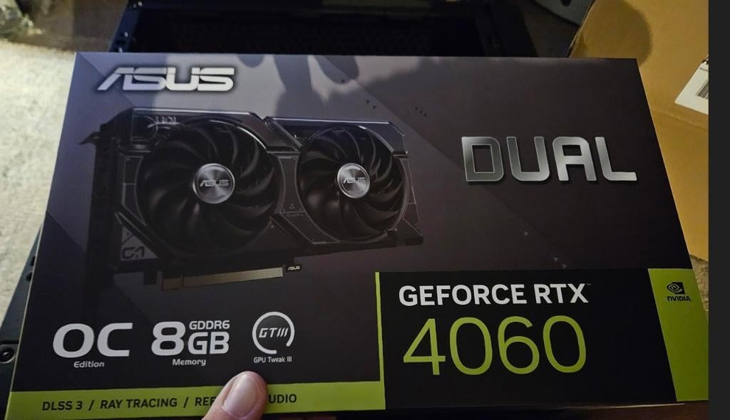 Asus RTX 4060 8GB, Ophalen, Gebruikt, GDDR6, PCI-Express 4