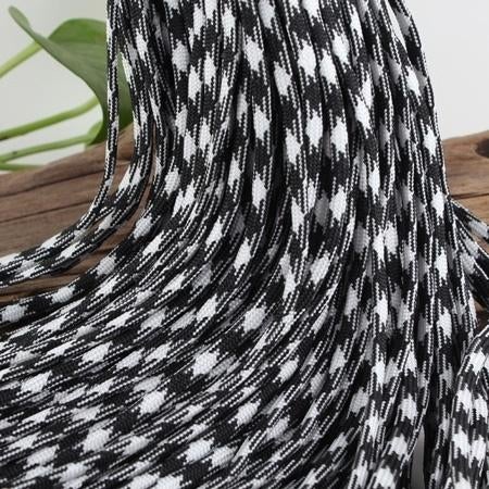 AANBIEDING 5 meter Paracord wit/zwart, Verzenden, Nieuw, Draad