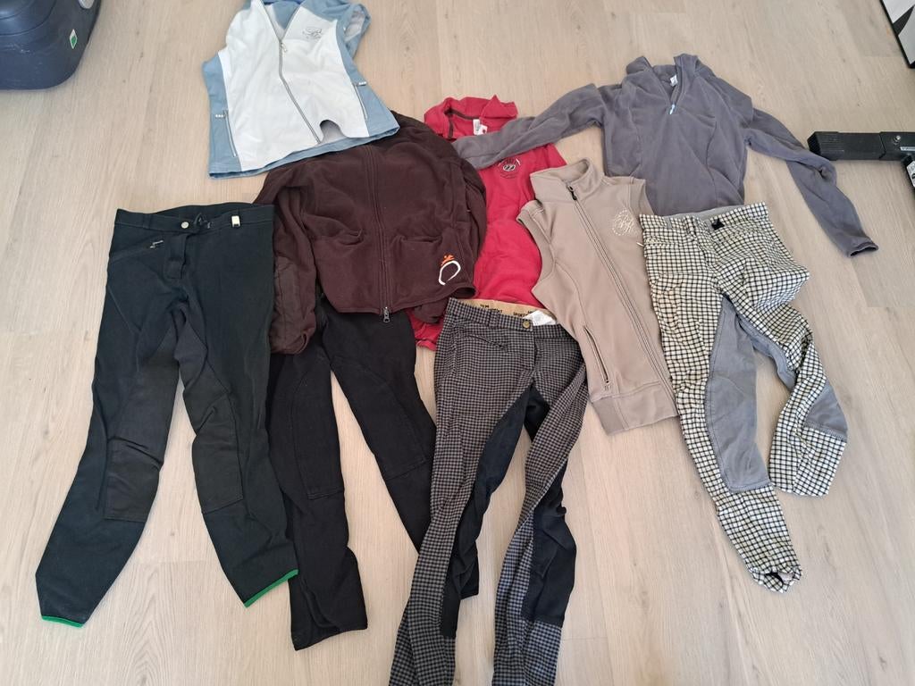 Hele set paardrijkleding maat S/M rijbroeken etc, Dieren en Toebehoren, Paardrijkleding, Ophalen, Overige soorten, Bovenkleding