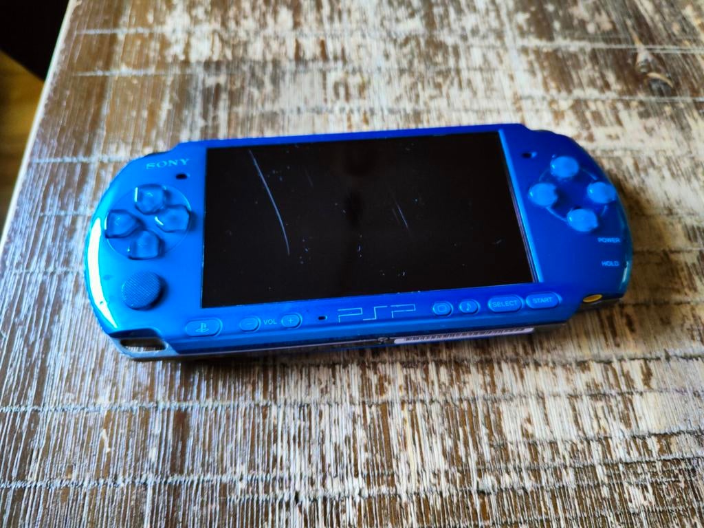 PlayStation Portable PSP 3004 Blauw - Goede staat, Ophalen of Verzenden, Gebruikt, Blauw, PSP 3000