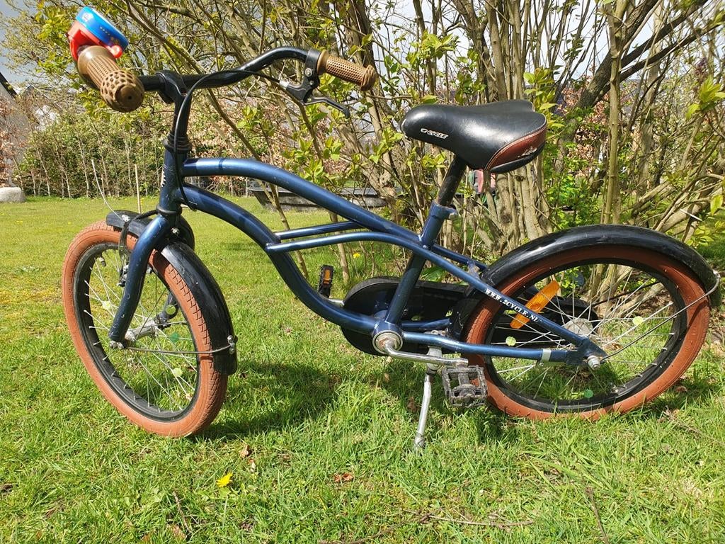 Blauwe lowrider fiets 19 inch, Ophalen, Gebruikt, Staal