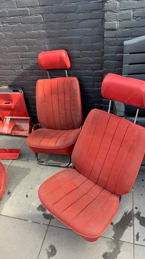 Opel Manta b1 rood/ zwart interieur, Auto-onderdelen, Interieur en Bekleding, Ophalen