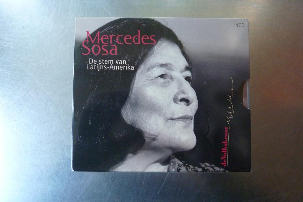 Mercedes Sosa – De Stem Van Latijns Amerkia 4cd, Ophalen of Verzenden, Gebruikt