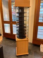 Draai vitrinekast horloge kast juwelier, Huis en Inrichting, Kasten | Vitrinekasten, Ophalen, Minder dan 50 cm, Gebruikt, Glas