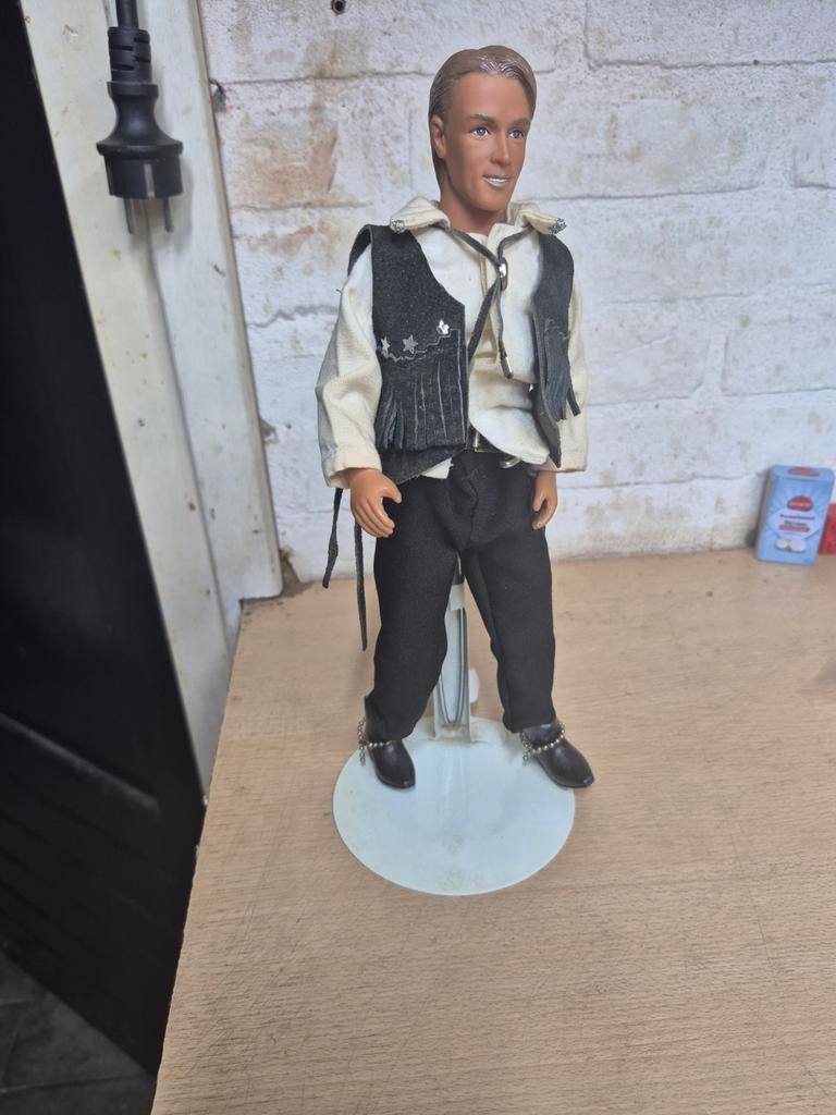 Vintage Ken pop met cowboy outfit, Ophalen of Verzenden, Gebruikt, Barbie