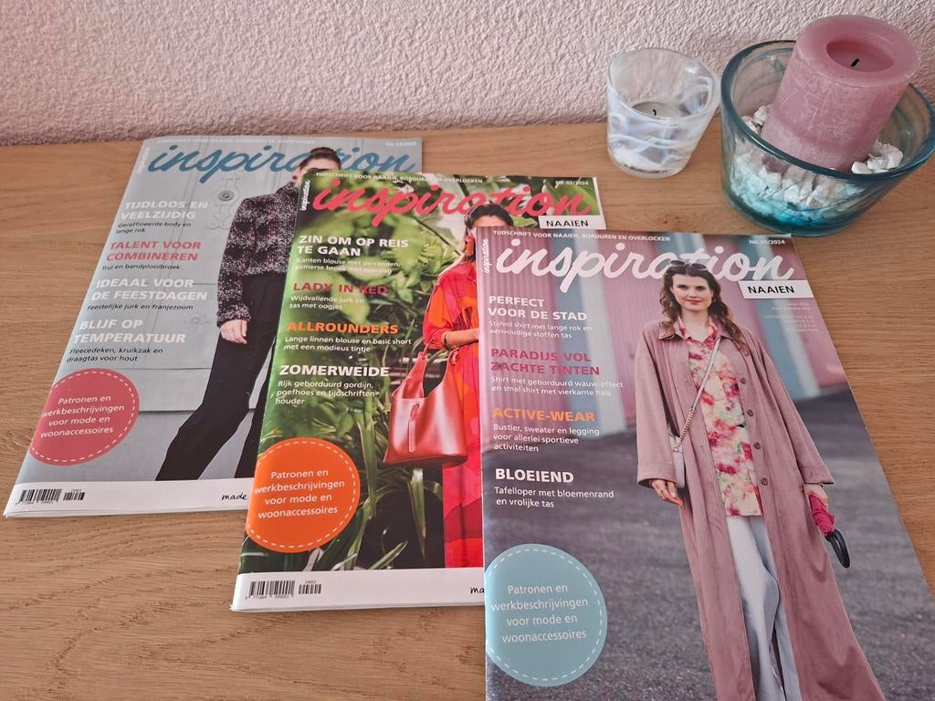 Naaiboekjes Inspiration, Boeken, Hobby en Vrije tijd, Ophalen of Verzenden, Nieuw, Overige onderwerpen