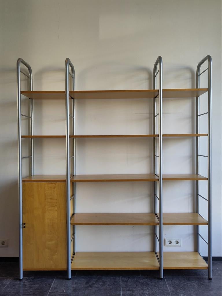 Vintage Ikea kast Niklas Rutger Andersson wandkast hout, 200 cm of meer, ., 150 tot 200 cm, .