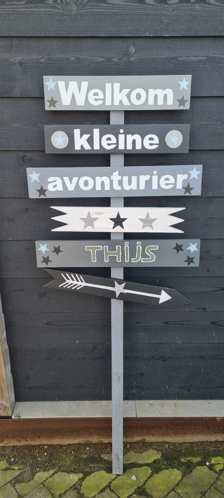 Te koop geboortebord, Kinderen en Baby's, Kraamcadeaus en Geboorteborden, Ophalen, Gebruikt