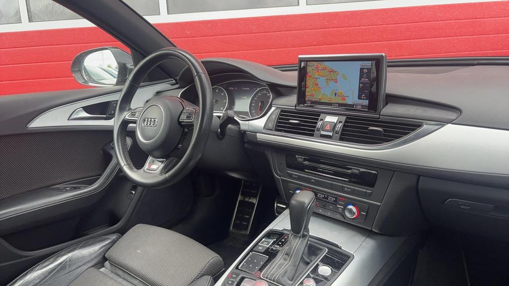 Audi A6 Avant 1.8 TFSI ultra S line Edition AUTOMAAT / TREKH, Leder en Stof, Zwart, Origineel Nederlands, Electronic Stability Program (ESP)