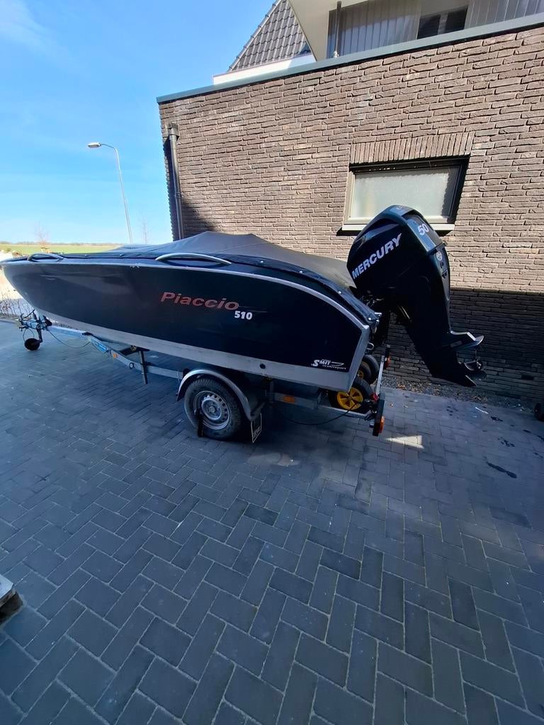Piaccio 510 consoleboot, Watersport en Boten, Ophalen, Gebruikt, Aluminium, 3 tot 6 meter
