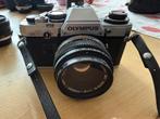 Olympus OM-10 set, Ophalen of Verzenden, Gebruikt, Spiegelreflex, Olympus