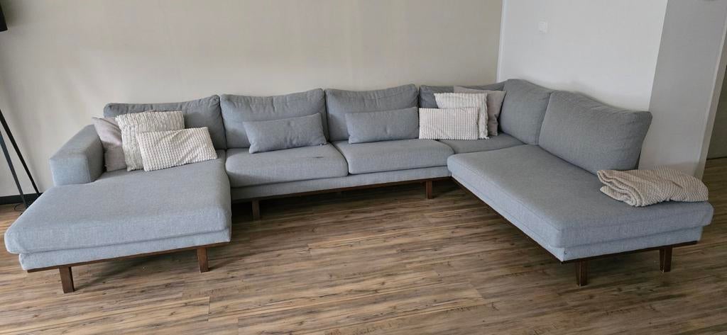 Gratis u-bank lichtgrijs, Ophalen of Verzenden, Gebruikt