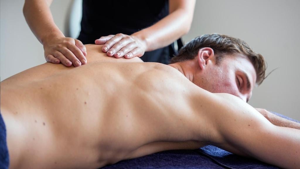 Heerlijke massage voor de man van een man!, Ontspanningsmassage
