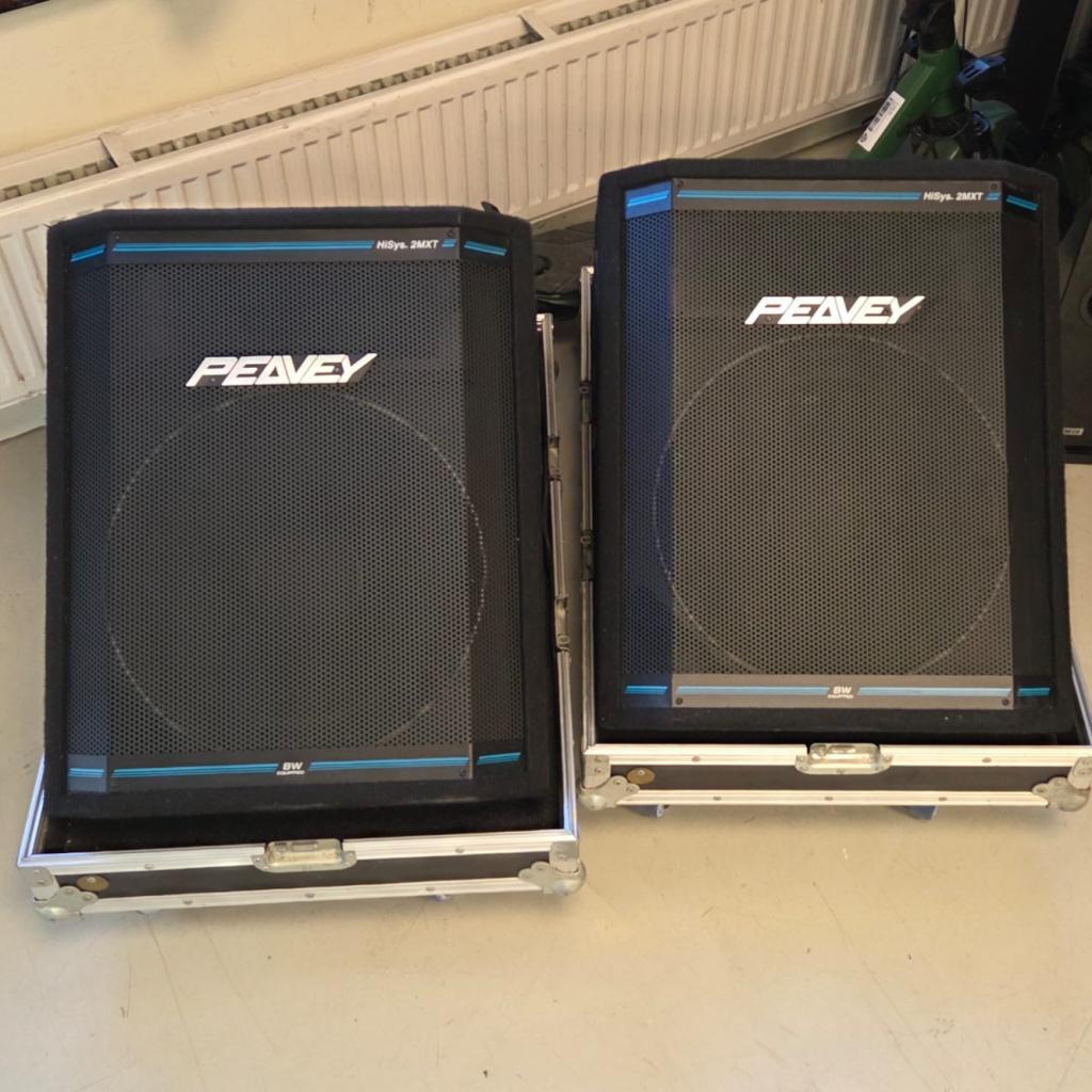 Peavey HISYS 2MXT monitor speakerSET in flightcase, TOPstaat, Peavey, Zo goed als nieuw, Support@peavey.com, 5022 Hartley Peavey Drive
Meridian, MS 39305
USA