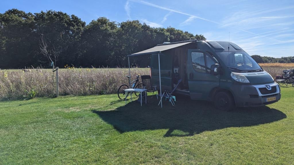 Peugeot buscamper L2H2 off grid Lifepo4, Overige merken, Chemisch toilet, Buscamper of Camperbus, Koelkast