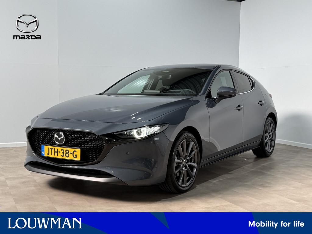 Mazda 3 2.5 e-SkyActiv-G M Hybrid 140 Exclusive-line Busines, Auto's, Mazda, 12 maanden, Stof, 4 cilinders, Bedrijf