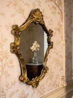 vintage gouden barok spiegel / wandspiegel, Ophalen, Rechthoekig