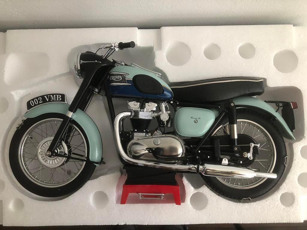 1:6 Triumph Bonneville T120R 1959 VMB Vintage Motor Brands, Ophalen, Gebruikt, 1:5 t/m 1:8, Motor