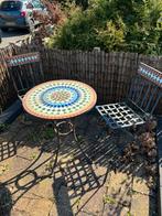 Bistroset, Tuin en Terras, Tuinsets en Loungesets, Ophalen, Gebruikt, Overige materialen, 2 zitplaatsen