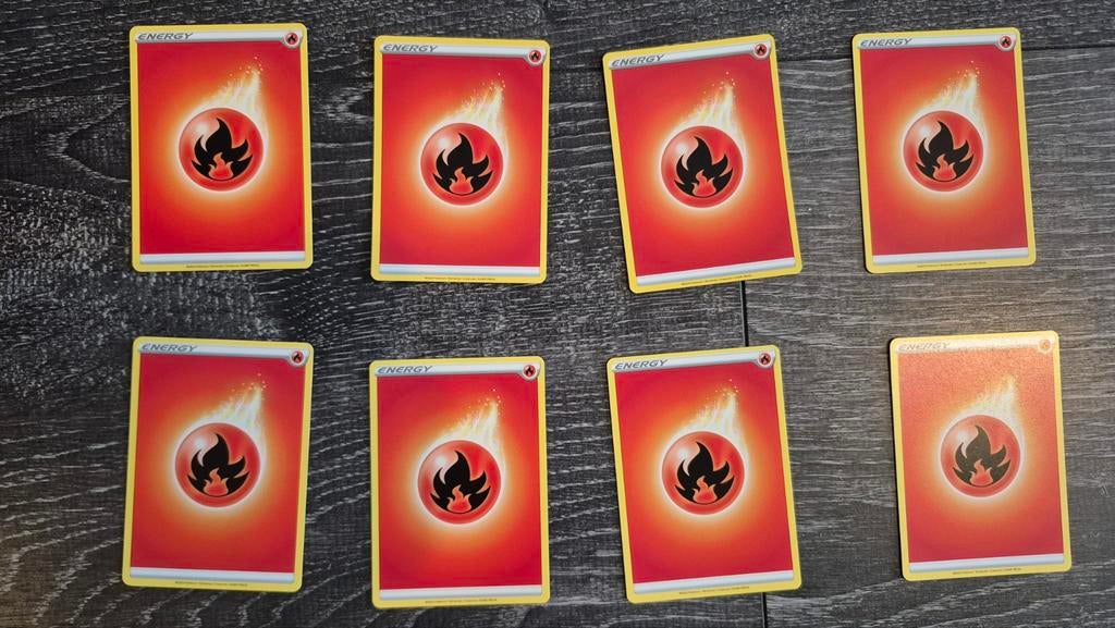 8x Pokémon Vuur Energie Kaarten - Nieuw, Verzenden, Nieuw, Meerdere kaarten