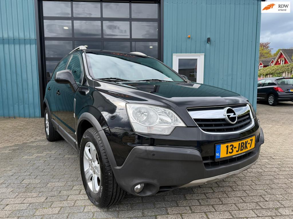 Opel Antara 2.4-16V Enjoy, Auto's, Opel, Gebruikt, 4 cilinders, Zwart, Bedrijf