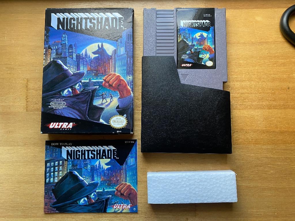 nightshade nes usa, Spelcomputers en Games, Games | Nintendo NES, Zo goed als nieuw, Avontuur en Actie, 1 speler, Vanaf 3 jaar
