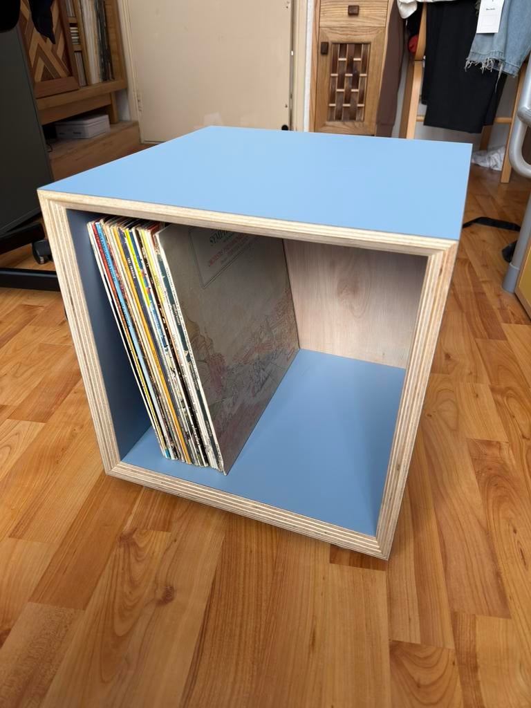 Lp platen box, Zo goed als nieuw, Minder dan 100 cm, 25 tot 50 cm, 50 tot 100 cm