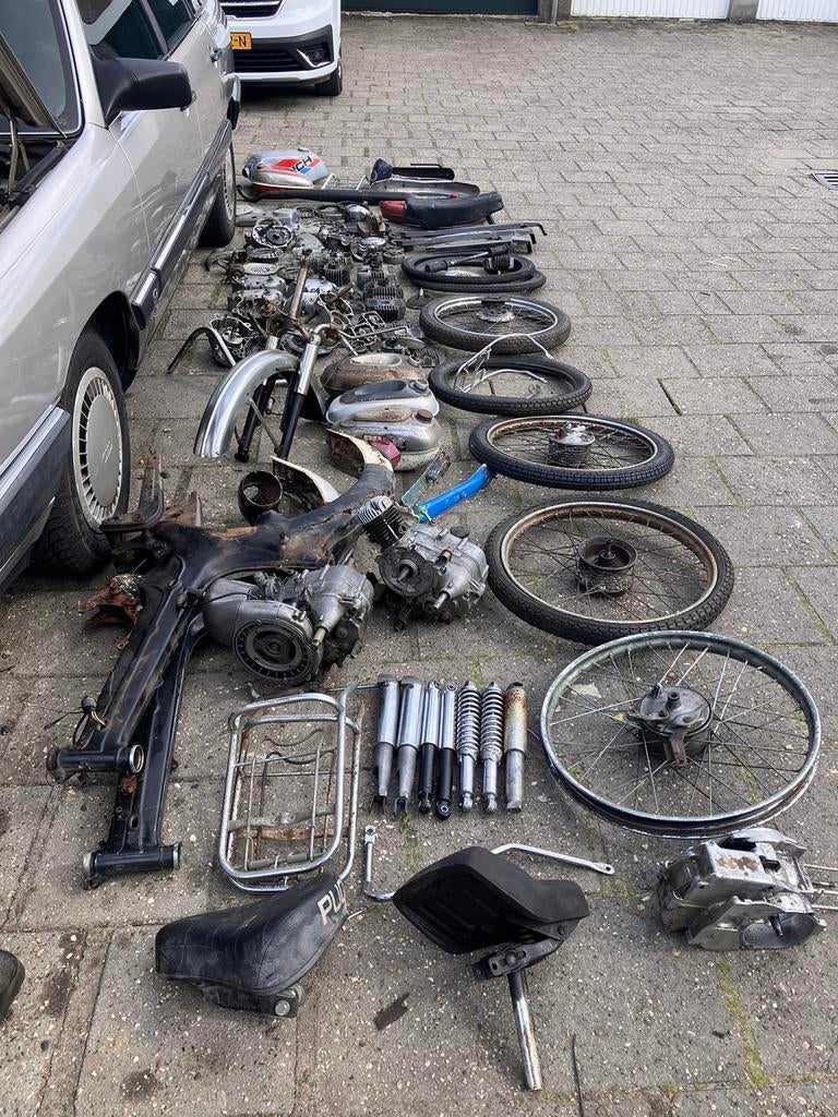 Partij onderdelen puch, Fietsen en Brommers, Ophalen, Gebruikt, Overige typen