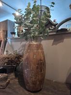 Unieke karrenwiel as vaas, Ophalen of Verzenden