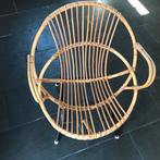 Jaren 60 kleine rohe noordwolde rotan stoel, Huis en Inrichting, Fauteuils, Ophalen, Zo goed als nieuw